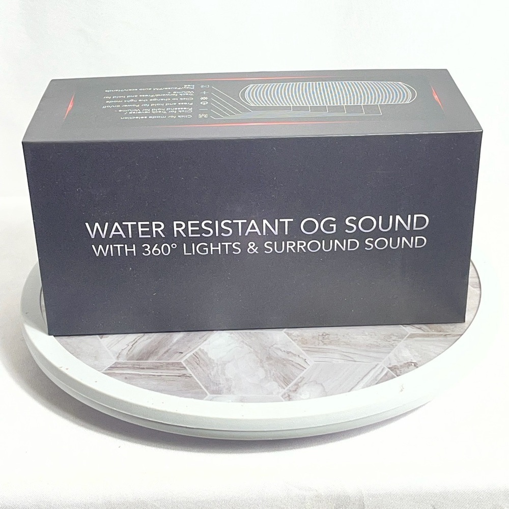 ICE Design Labs HT81 Bluetooth Speaker 360 Light Water Resistant